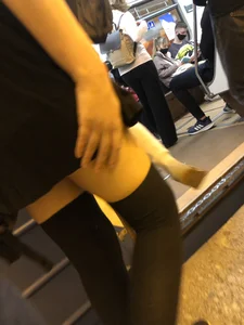 A Very Cute Girl in Knee Socks And a Short Dress Subway Creepshots