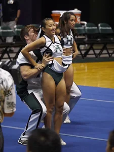 Candid cheerleaders