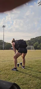 Super athletic milf in tiny Lulus bending over