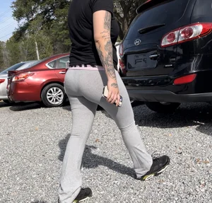 Thick ghetto latina in skin tight flares
