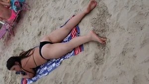Brazillian beach creepshots, huge gallery of candid girls in swimsuits