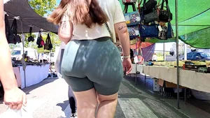 Insane BBW monster booty in shorts (OC)