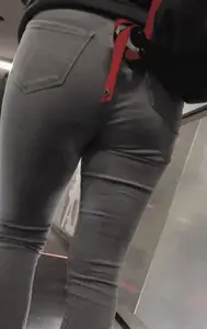 Brunette in tight jeans got suspicious