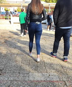 Blue Jeans Teen with brown hair