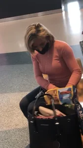 Petite big tit milf