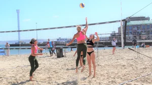 Weymouth beach volleyball girls 2018
