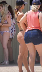 Bikini girls at Salt River Tubing in Arizona