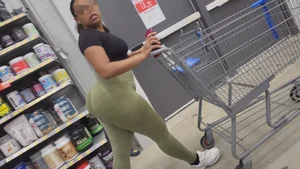 Thick PHAT ASS Ebony Nerd Bending Over (OC)