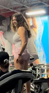 Dirty blonde college girl has got it all (Ass, Tits, VPL, wedgie)