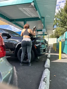 Perfect Latina Ass At Car Wash (OC)