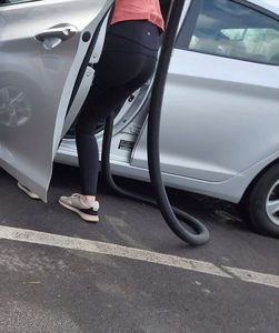 Vacuuming out Car, BENT OVER(VTL)!