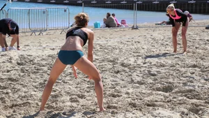 Weymouth beach volleyball girls 2018