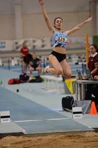 Candid track and field girls