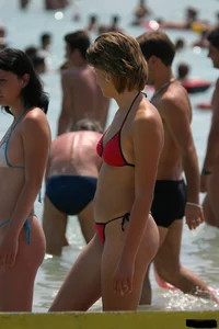 Sexy beach and bikini girls