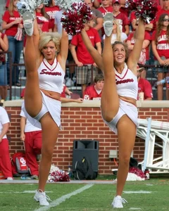 Candid cheerleaders
