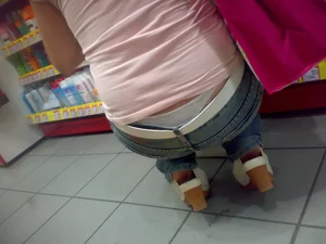 Huge collection of whale tails, ass cracks and panty peeks in public