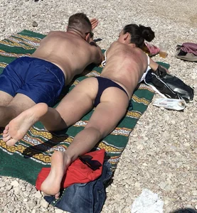 Hot girls chilling at the beach hot creepshots collection