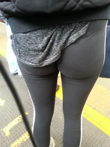 Ass in Tights and Skinny Legs Hot Creepshot