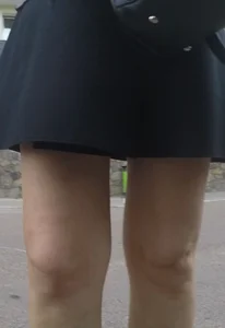 Mature in a short skirt