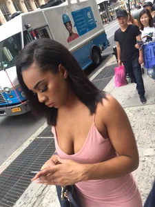Sexy ebony pink dress T&A