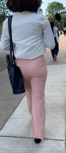 Even she can’t resist touching her own ass