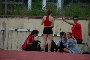 Candid track and field girls