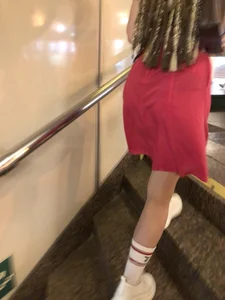 Candid Girl With Dreadlocks Subway VPL Creepshots Gallery - Her Panties Seen Through Her Dress