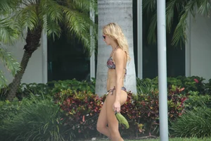 Florida beach and bikini girls