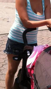 Busty Mature Mom on the Street