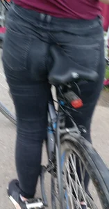Pawg with bicycle