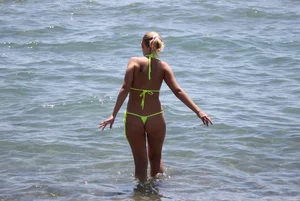 Topless and nude beach sexy girls