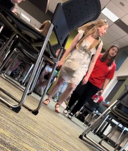 (OC) college girls at lunch and dinner