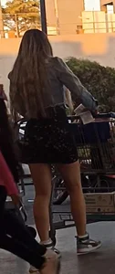 Beautiful Barbie latina with an incredible body in a spectacular tight black minidress [OC]