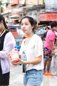Water Festival girls in Thailand