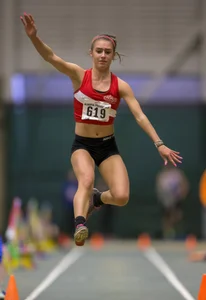 Canadian girls at an Alberta track and field tournament