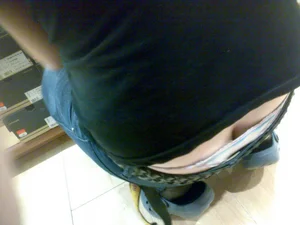 Huge collection of whale tails, ass cracks and panty peeks in public