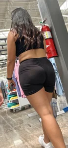 [OC] Hot Latina MILF Booty Walmart biker shorts + GIFs