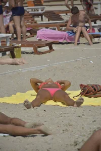 Beach and bikini girls
