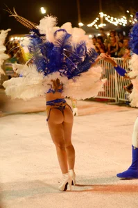 Sexy lady with a nice ass dressed up while dancing