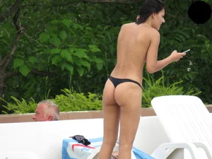 Topless and nude beach sexy girls