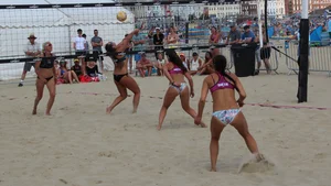 Weymouth beach volleyball girls  2019
