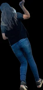 Teen girls in jeans and denim shorts creepshots collection