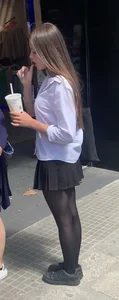 Pretty pantyhose teen