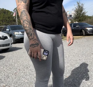 Thick ghetto latina in skin tight flares