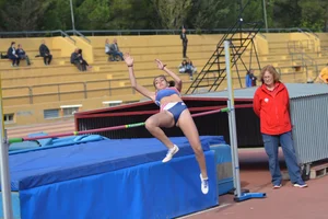 Candid track and field girls