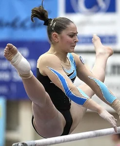 Candid gymnasts
