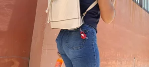 Perfect shape ass in jeans