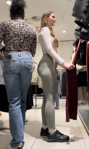 Ripe girl-next-door-type pawg VPL with jealous friend (ALWAYS OC)