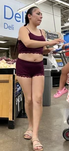 [OC] Hot Latina ASS Out in Sexy super revealing pajamas @ Walmart