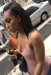 Sexy ebony pink dress T&A